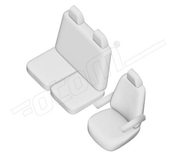 Stoelhoes VW T7 2025> 1+2
